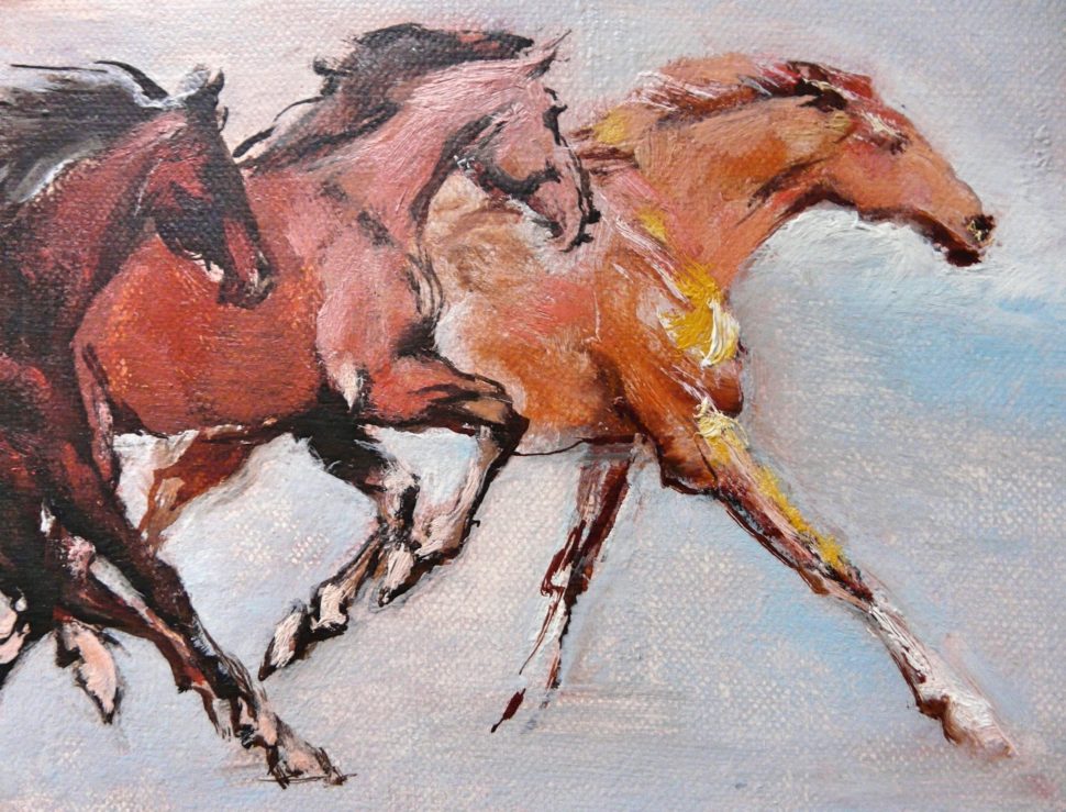 Obraz Sedm koní od Jan Řeřicha Cardamine